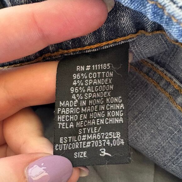 Baby Phat Y2K Cuffed Medium Wash Jeans 2000s McBling Jersey Shore EUC Womens 3 - Picture 12 of 12